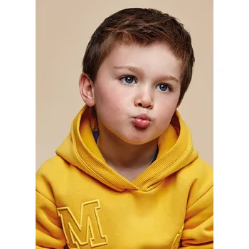 Chlapecké oblečení Chlapecká mikina s kapucí žlutá Mayoral 4423 Velikost: 9 let (134 cm)