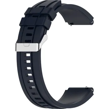 Příslušenství k chytrým hodinkám eses Prodloužený silikonový řemínek - Tmavě modrý, 22 mm