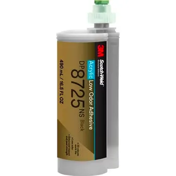 Průmyslové lepidlo DP8725NS SCOTCH-WELD Low Odor 3M nestékavé, nehořlavé dvousložkové strukturální akrylátové lepidlo s nízkým zápachem , 490 ml