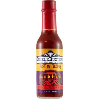 Omáčka BBQ grilovací omáčka Texas Heat Sriracha Pepper 148ml Suckle Busters