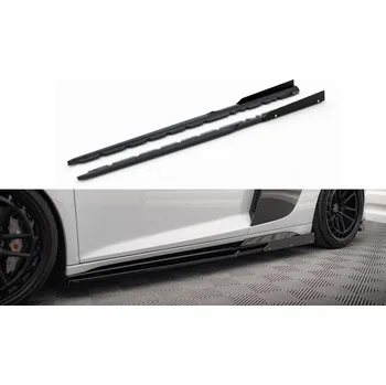 Difuzory na boční lišty V.2+ Klapky Audi R8 Mk2 Facelift