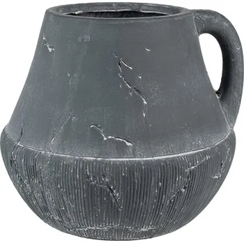 Květináč uvnitř šedý 19x19x17 cm – 19x19x17 cm