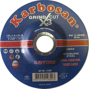 Řezný kotouč Kotouč řezný a brusný na ocel, nerez 115 mm