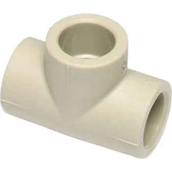 Vodovodní potrubí WAVIN EKOPLASTIK PPR T-kus 20mm, jednoznačný, svařovací, voda, PP-R, STK020RCTX