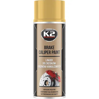 K2 Brake Caliper Paint 400 ml, zlatá