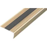 NOVÁK Schodová lišta 18x38 elox champagne + guma samolepící, 0,9m AAHAE B3818-C-SK/0,9