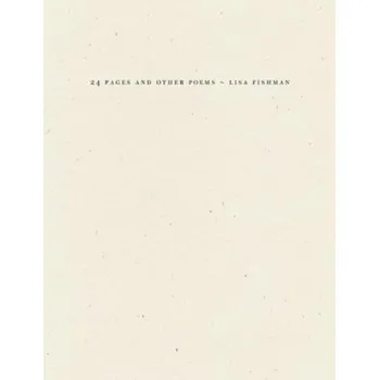 Anglický jazyk 24 Pages and other poems - Fishman, Lisa