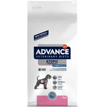 Krmivo pro psa ADVANCE Veterinary Diets Dog Avet Atopic Medium/Maxi pstruh 12 kg