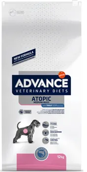 Krmivo pro psa ADVANCE Veterinary Diets Dog Avet Atopic Medium/Maxi pstruh 12 kg