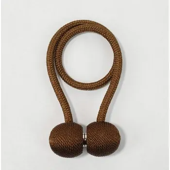 Příslušenství pro záclonu a závěs Magnetická spona na závěsy, 2 ks/bal Barva: tmavě kávová