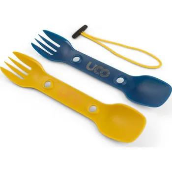 Kempingové nádobí UCO Gear Set 2 ks UCO ECO Utility Spork - Berry & Mustard