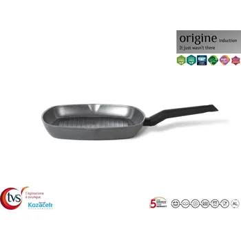 Pánev TVS Pánev grilovací nepřilnavá 28x28cm ORIGINE indukce