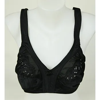 Podprsenka SUSA Nevyztužená podprsenka bez kostic černá vz. 261 Velikost: 100/DD