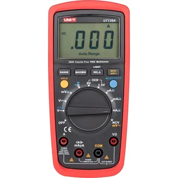 Měřicí přístroj UNI-T UT139A Číslicový multimetr LCD (2000) VDC: 20m/200m/2/20/200/600V