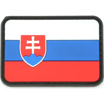 Nášivka JTG PVC 3D nášivka "vlajka Slovenska" - barevná