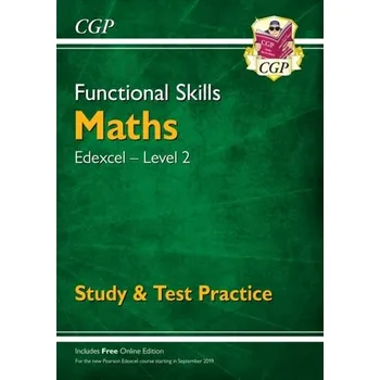 Cizí jazyk New Functional Skills Edexcel Maths Level 2 - Study & Test Practice (with Online Edition) - CGP Books