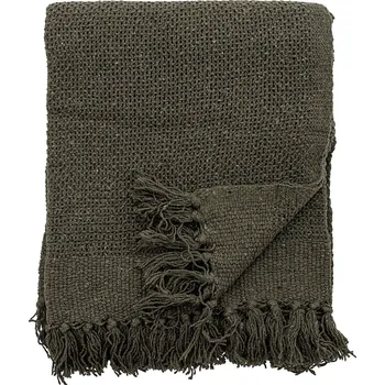 Přehoz na lůžko Bloomingville Linda přehoz 160 x 130 cm zelený