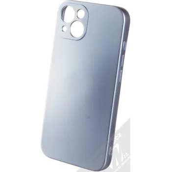 Pouzdro na mobilní telefon 1Mcz Metallic TPU ochranný kryt pro Apple iPhone 13 modrá (blue)