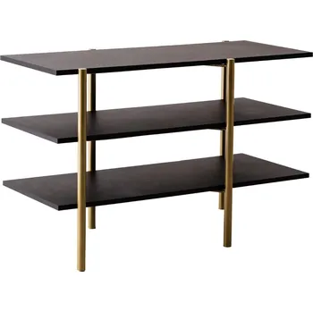 Toaletní stolek Nordic Design Černý toaletní stolek Raven 110 x 45 cm