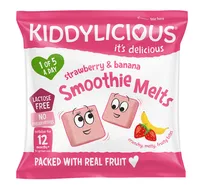Kiddylicious Zdravé ovocné polštářky Strawberry/Banana 12 g