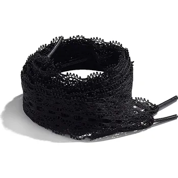 Tkaničky do bot Krajkové tkaničky do bot či do mikiny, jeden pár - Černé, 80 cm