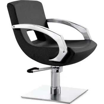 Kadeřnické křeslo KADEŘNICKÁ KŘESLO GABBIANO Q-3111 ČERNÁ