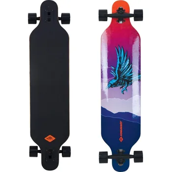 Skateboard Schildkrot Longboard Freeride 41" God Feather