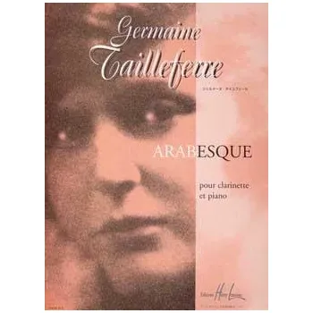 Příslušenství pro dechový nástroj Arabesque pro klarinet a klavr od Germaine Tailleferre 1095961
