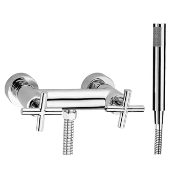 Kohoutková sprchová vodovodní baterie bez příslušenství, CHROM, rozteč 150mm