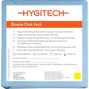 Diagnostický test HYGITECH Bowie Dick test
