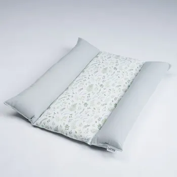 Přebalovací podložka Tulimese Podložka na přebalovací pult svěží kapradiny šedozelená VÝBĚR VARIANTY PROVEDENÍ: ROZMĚR 70X50 CM