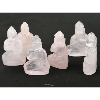 Přírodní kámen Buddha růženín 40mm