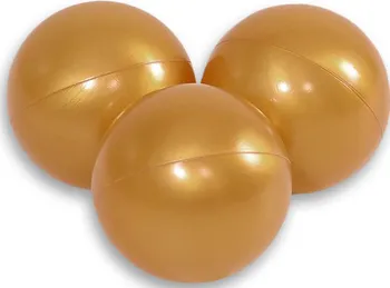 Dětský míč Elis Design Míčky do bazénku zlaté 50 ks