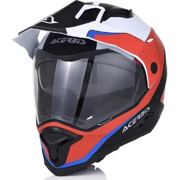 Helma na motorku Acerbis Italia Reactive červená/černá/bílá M