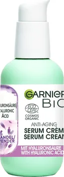 Pleťové sérum Garnier BIO krémové sérum s esenciálním levandulovým olejem 30 ml