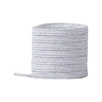 Tkaničky do bot Elastické tkaničky do bot jednoduché, jeden pár - Stříbrné, 100 cm