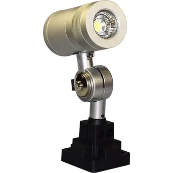 Průmyslové svítidlo ELMET LIGHT Svítidlo LED FIX 7W, 220V, 6000K, rameno 90mm, se základnou, vypínačem, IP67 E05008