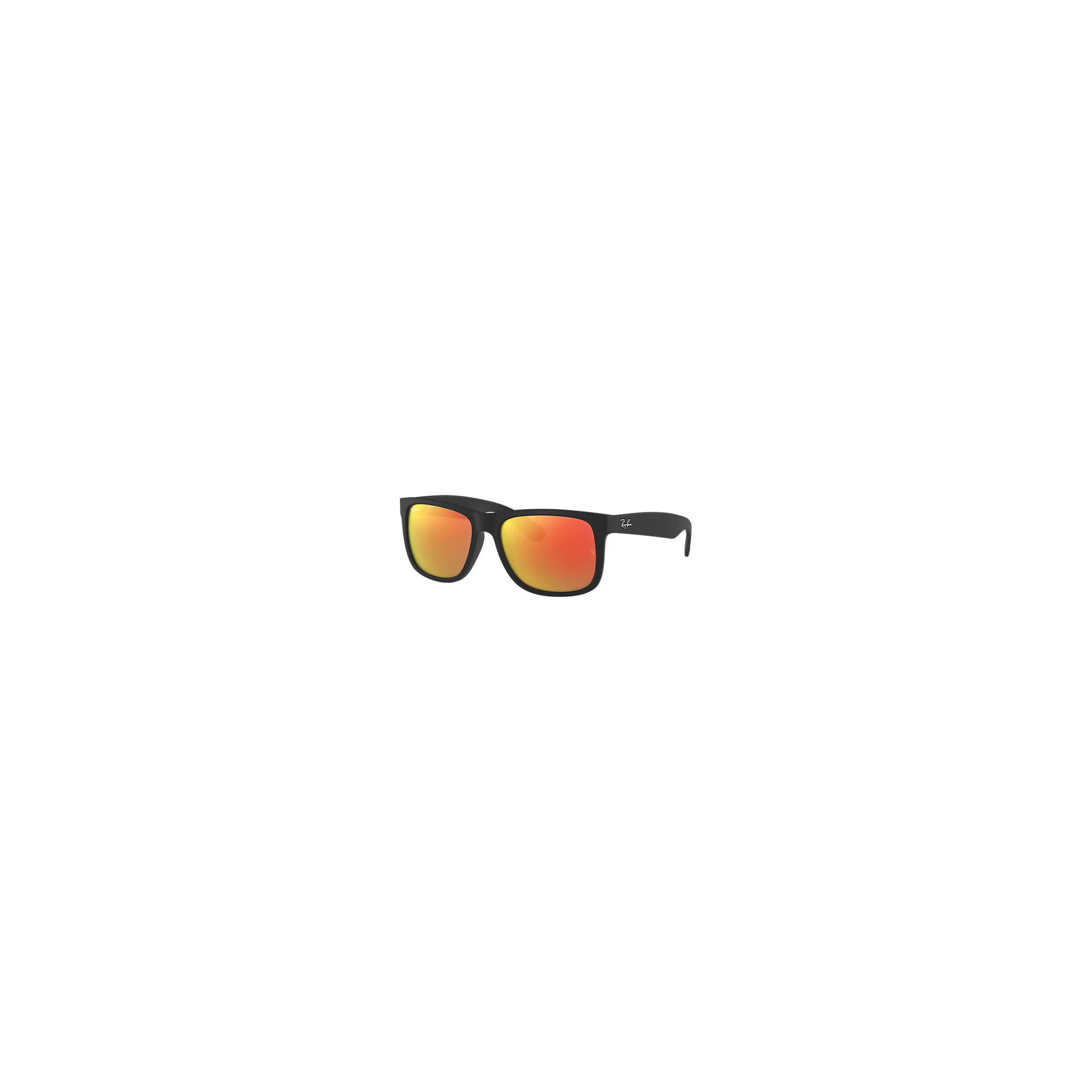 Fotografie 1 - Sluneční brýle Ray-Ban Justin Rubber Black/Brown Mirror Orange