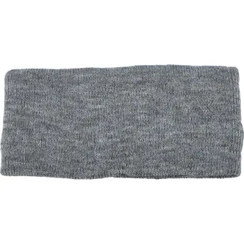 Čepice Jednobarevná jemně pletená dámská čelenka Sindey, světle šedá