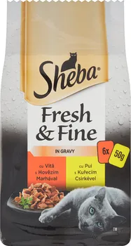 Krmivo pro kočku Sheba Fresh & Fine kapsa drůbež 6 x 50 g