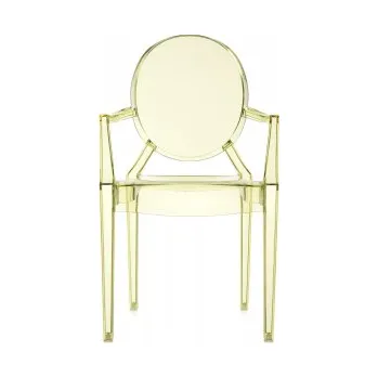 Jídelní židle Louis Ghost žlutá