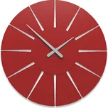 Designové hodiny 10-212 CalleaDesign Extreme M 60cm (více barevných variant) Barva terracotta(cihlová)-24 Dýha zebrano - 87