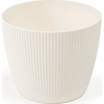 Květináč Plastový květináč Magnolia Jumper 190 mm, krémový (116674 007 LA753 MAGNOLIA JUMPER krém.190mm)