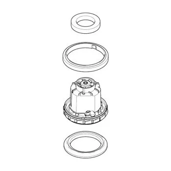 Sací motor pro vysavače Nilfisk-ALTO ATTIX, MAXXI II, VL500 (230V 1200W)