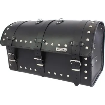 Zavazadlo na motocykl Kožený moto kufr na motorku Chopper RSA-8B