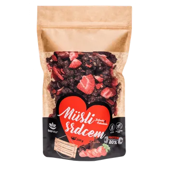 Topnatur Müsli srdcem proteinové jahoda/čokoláda 250 g