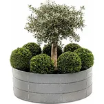 Ecoo Flexi vyvýšený záhon 130 cm šedý