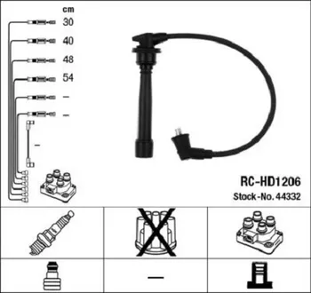 Zapalovací kabel NGK 44332