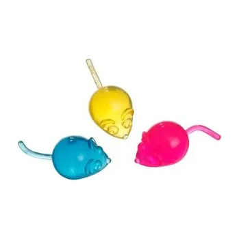 Hračka pro psa Flamingo Hračka GOOD4FUN gumová myš s Catnipem 7x2cm
