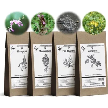 Přírodní produkt Oro Verde Očistná kúra Manayupa & Hercampuri & Flor de Arena & Agracejo - 4 x 50 g